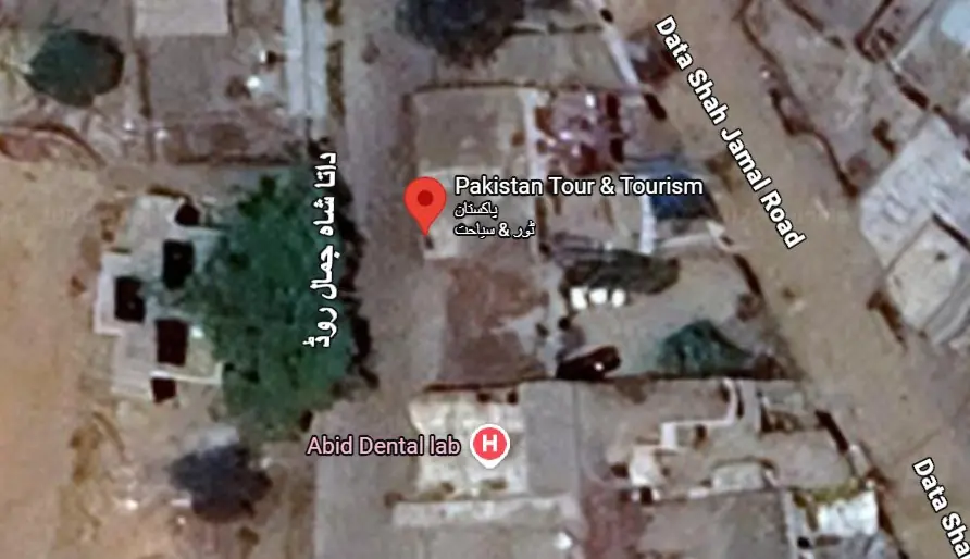 Pakistan Tour & Tourism location on the map — Data Shah Jamal Road